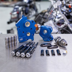 PartzBiz HD 310-1012B - S&S M8 Cam Plate Oil Pump Kit Package Black 475C Chain Harley Touring Softail PartzBiz HD 310-1012B - S&S M8 Cam Plate Oil Pump Kit Package Black 475C Chain Harley Touring Softail