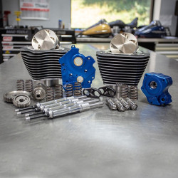 PartzBiz HD 310-1051 - S&S 107‚” ถึง 124‚” แพ็คเกจเกียร์ระบายความร้อนด้วยน้ำ Chrome Harley Touring M8 PartzBiz HD 310-1051 - S&S 107‚” ถึง 124‚” แพ็คเกจเกียร์ระบายความร้อนด้วยน้ำ Chrome Harley Touring M8