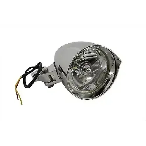 PartzBiz HD: 3442417-4.5” X 7” Chrome Billet Fang Headlight Harley Chopper Bobber Springer Softail PartzBiz HD: 3442417-4.5” X 7” Chrome Billet Fang Headlight Harley Chopper Bobber Springer Softail