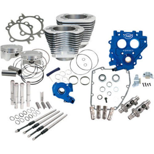 PartzBiz HD: 3465383-S&S 100” Silver Power Package Chain Drive Engine 585CE Cam Harley Twin Cam 99-06 PartzBiz HD: 3465383-S&S 100” Silver Power Package Chain Drive Engine 585CE Cam Harley Twin Cam 99-06