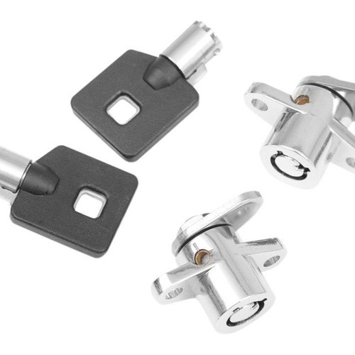 PartzBiz HD: 3448517-Chrome Replacement Saddlebag Locks Set Key Harley Touring OEM 53710-93 90682-93 PartzBiz HD: 3448517-Chrome Replacement Saddlebag Locks Set Key Harley Touring OEM 53710-93 90682-93