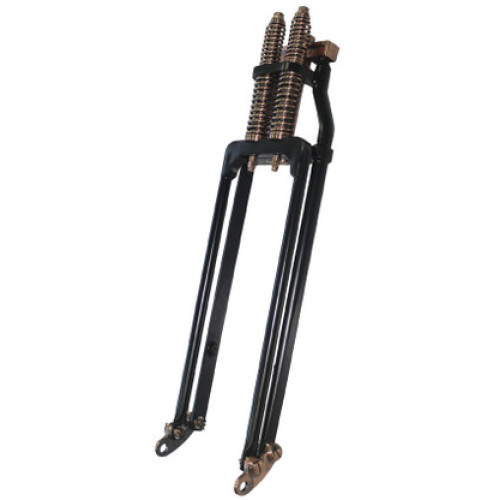 PartzBiz HD: 3441682-2” Under 20” Black Copper Brass Springer Front End Harley Bobber Chopper Softail