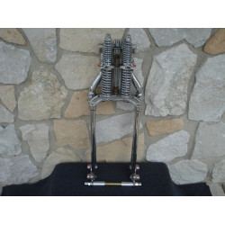 PartzBiz HD 35239 - Antique Vintage Replica Chrome 26” 6” Over Stock Springer Fork Front End Custom