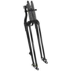 PartzBiz HD 35240 - Antique Vintage Replica Black 30” 20” -2” Under Stock Springer Fork Front End