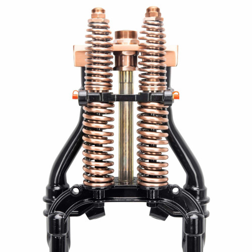 PartzBiz HD: 3461834-Antique Replica Black Copper 30 20” Stock Length Harley Springer Fork Front End PartzBiz HD: 3461834-Antique Replica Black Copper 30 20” Stock Length Harley Springer Fork Front End