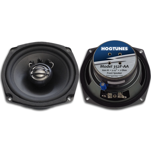 PartzBiz HD: 3480368-Hogtunes Gen3 Front 5.25 2 Ohm Batwing Fairing Speakers Set Harley Touring 06-13 PartzBiz HD: 3480368-Hogtunes Gen3 Front 5.25 2 Ohm Batwing Fairing Speakers Set Harley Touring 06-13