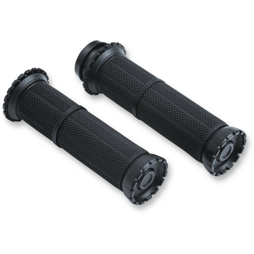 PartzBiz HD: 3457726-Kuryakyn Riot Fly By Wire TBW Hand Grips Black Harley 2008-2018 Touring Softail PartzBiz HD: 3457726-Kuryakyn Riot Fly By Wire TBW Hand Grips Black Harley 2008-2018 Touring Softail