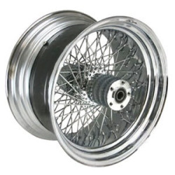 PartzBiz HD 36-414 - Ultima Chrome Billet 18” x 8.5” 80 Spoke Rear Wheel Harley Custom 250mm Chopper PartzBiz HD 36-414 - Ultima Chrome Billet 18” x 8.5” 80 Spoke Rear Wheel Harley Custom 250mm Chopper