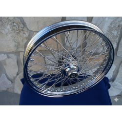 PartzBiz HD 36-497 - Chrome 21 X 3.5 80 Spoke Front Wheel Rim Harley Touring Softail Custom 84-07 SD PartzBiz HD 36-497 - Chrome 21 X 3.5 80 Spoke Front Wheel Rim Harley Touring Softail Custom 84-07 SD