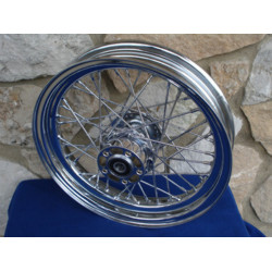 PartzBiz HD 36-734 - Chrome 16 x 3” 40 Spoke Rear Wheel Rim 00-05 Harley Sportster XL Softail Dyna PartzBiz HD 36-734 - Chrome 16 x 3” 40 Spoke Rear Wheel Rim 00-05 Harley Sportster XL Softail Dyna