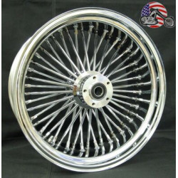 PartzBiz HD 37-531 - Ultima Chrome 16 x 5.5 48 Fat King Spoke Rear Wheel Harley Chopper Bobber Custom PartzBiz HD 37-531 - Ultima Chrome 16 x 5.5 48 Fat King Spoke Rear Wheel Harley Chopper Bobber Custom