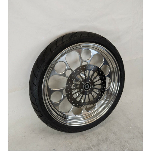 PartzBiz HD: 3481500-Polished Kool Kat 21 3.5 Billet Front Wheel Package Avon Harley Touring Softail PartzBiz HD: 3481500-Polished Kool Kat 21 3.5 Billet Front Wheel Package Avon Harley Touring Softail