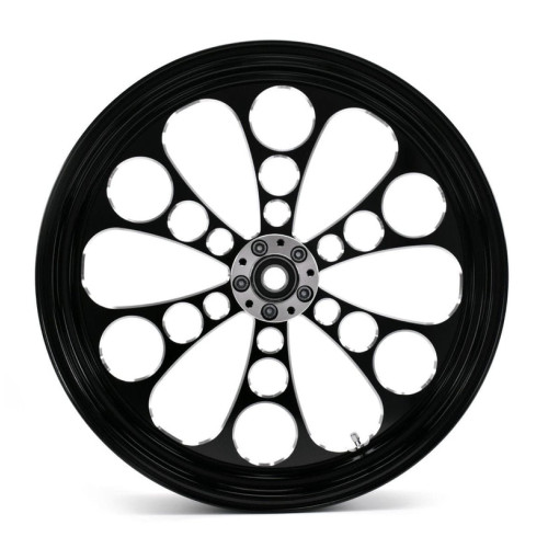 PartzBiz HD: 3454014-Ultima Black 18 x 3.5 Single Disc Billet Kool Kat Front Wheel Harley Touring 84+ PartzBiz HD: 3454014-Ultima Black 18 x 3.5 Single Disc Billet Kool Kat Front Wheel Harley Touring 84+