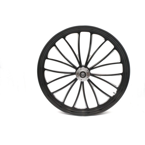 PartzBiz HD: 3460459-Black Manhattan 26 x 3.5 Billet Front Wheel Rim Harley Touring Dual Disc Bagger PartzBiz HD: 3460459-Black Manhattan 26 x 3.5 Billet Front Wheel Rim Harley Touring Dual Disc Bagger