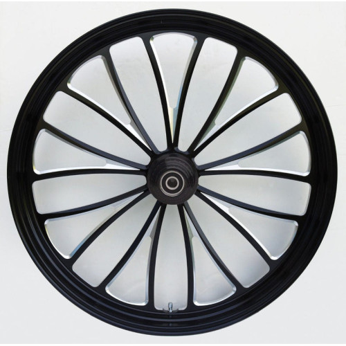 PartzBiz HD: 3445829-Black Manhattan 23 x 3.5 Billet Front Wheel Rim Harley Touring Softail Chopper PartzBiz HD: 3445829-Black Manhattan 23 x 3.5 Billet Front Wheel Rim Harley Touring Softail Chopper