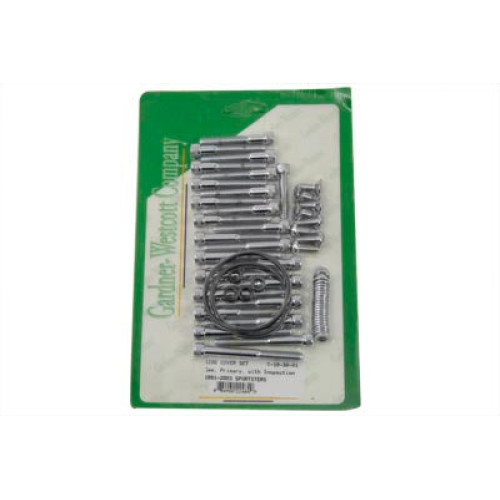 PartzBiz HD: 3449084-Gardner Westcott Cam Primary Dress Up Bolt Screw Kit Harley Sportster EVO 5 Spd.
