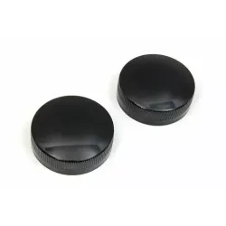 PartzBiz HD 38-0607 - Replica Black Eaton Style Gas Fuel Petrol Cap Set Harley Knucklehead Panhead PartzBiz HD 38-0607 - Replica Black Eaton Style Gas Fuel Petrol Cap Set Harley Knucklehead Panhead