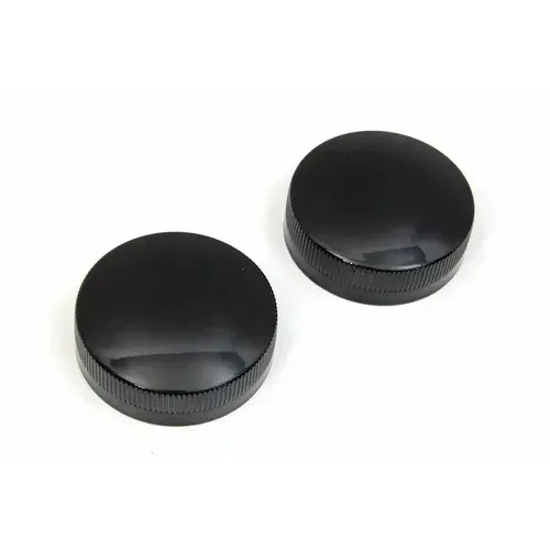 PartzBiz HD: 3452843-Replica Black Eaton Style Gas Fuel Petrol Cap Set Harley Knucklehead Panhead