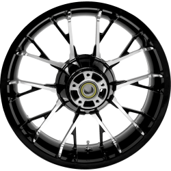 PartzBiz HD 3D-MAR185BC - Coastal Moto Black Cut Marlin Precision 18 5.5 Rear Wheel Rim 09+ Harley Touring PartzBiz HD 3D-MAR185BC - Coastal Moto Black Cut Marlin Precision 18 5.5 Rear Wheel Rim 09+ Harley Touring