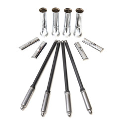 PartzBiz HD 4097 - Feuling Quick Install Pushrods Chrome Tubes Kit 99-17 Twin Cam Harley PartzBiz HD 4097 - Feuling Quick Install Pushrods Chrome Tubes Kit 99-17 Twin Cam Harley