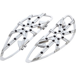 PartzBiz HD 410-006 - Arlen Ness 10 Gauge Driver Floorboards Chrome 18” Pair Set Harley Softail 18+ PartzBiz HD 410-006 - Arlen Ness 10 Gauge Driver Floorboards Chrome 18” Pair Set Harley Softail 18+