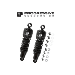 PartzBiz HD 412-4020B - Progressive 13” Black 412 Shocks Heavy Duty Pair 1980-2005 Harley Touring FLHT PartzBiz HD 412-4020B - Progressive 13” Black 412 Shocks Heavy Duty Pair 1980-2005 Harley Touring FLHT