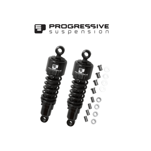 PartzBiz HD: 3473021-Progressive 13” Black 412 Shocks Heavy Duty Pair 1980-2005 Harley Touring FLHT PartzBiz HD: 3473021-Progressive 13” Black 412 Shocks Heavy Duty Pair 1980-2005 Harley Touring FLHT