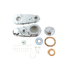 PartzBiz HD 42-0385 - Replica Outer Primary Cover Chrome Kit Gasket Derby 1955-1964 Harley Panhead FL PartzBiz HD 42-0385 - Replica Outer Primary Cover Chrome Kit Gasket Derby 1955-1964 Harley Panhead FL