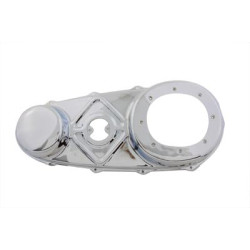 PartzBiz HD 42-0612 - Chrome Steel Outer Primary Cover Deep Front Cup 1955-1964 Harley Panhead FL