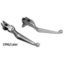 PartzBiz HD 43036 - V-Factor Chrome Wide Blade Clutch Brake Levers 1996+ Harley Big Twin Sportster PartzBiz HD 43036 - V-Factor Chrome Wide Blade Clutch Brake Levers 1996+ Harley Big Twin Sportster
