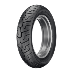 PartzBiz HD 45064563 - Dunlop D401 Cruiser Tubeless Wide Whitewall Rear Tire Harley Softail 150/80B16