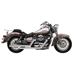PartzBiz HD 4619T - Cobra Chrome Dragsters Exhaust System 1996-2008 Kawasaki Vulcan VN1500 VN1600 PartzBiz HD 4619T - Cobra Chrome Dragsters Exhaust System 1996-2008 Kawasaki Vulcan VN1500 VN1600