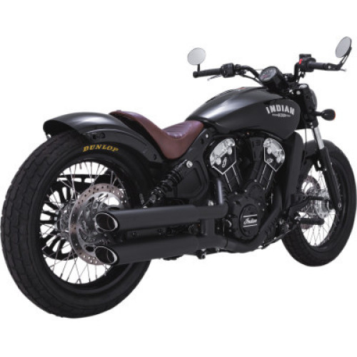 PartzBiz HD: 3485100-Vance & Hines Black Twin Slash Slip On Mufflers Exhaust Pipes Indian Scout 15+ PartzBiz HD: 3485100-Vance & Hines Black Twin Slash Slip On Mufflers Exhaust Pipes Indian Scout 15+