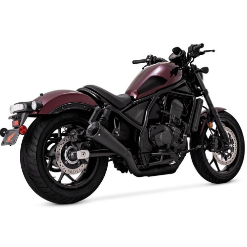 PartzBiz HD: 3481695-Vance & Hines Black Upsweep Slip-On Muffler Exhaust Pipe Honda Rebel 1100 21-21 PartzBiz HD: 3481695-Vance & Hines Black Upsweep Slip-On Muffler Exhaust Pipe Honda Rebel 1100 21-21