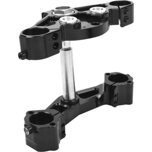 PartzBiz HD: 3478490-Hawg Halters Dominator Black 49mm Triple Trees Stock Replacement Harley Touring PartzBiz HD: 3478490-Hawg Halters Dominator Black 49mm Triple Trees Stock Replacement Harley Touring