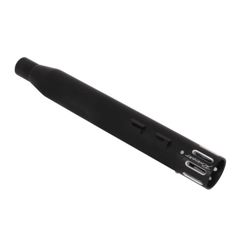 PartzBiz HD: 3461320-Rinehart Black 4” Slip-On Mufflers Slot Exhaust Pipes 17+ Harley Touring Bagger PartzBiz HD: 3461320-Rinehart Black 4” Slip-On Mufflers Slot Exhaust Pipes 17+ Harley Touring Bagger