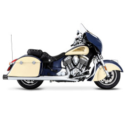 PartzBiz HD 500-0501 - Rinehart 4” Black Slip-On Mufflers Exhaust Pipes End Cap Tip Indian Touring 14+ PartzBiz HD 500-0501 - Rinehart 4” Black Slip-On Mufflers Exhaust Pipes End Cap Tip Indian Touring 14+