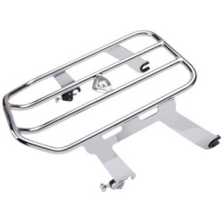 PartzBiz HD 502-2512 - Cobra Solo Seat Rear Detachable Luggage Rack Chrome Hardware Indian Chief 2022