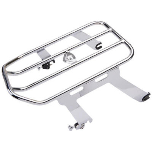 PartzBiz HD: 3482803-Cobra Solo Seat Rear Detachable Luggage Rack Chrome Hardware Indian Chief 2022 PartzBiz HD: 3482803-Cobra Solo Seat Rear Detachable Luggage Rack Chrome Hardware Indian Chief 2022