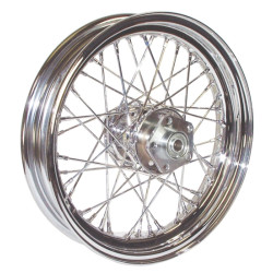 PartzBiz HD 51642 - Chrome 16 X 3 40 Spoke Rear Wheel Rim Dual Flange Harley Shovelhead Big Twin XL PartzBiz HD 51642 - Chrome 16 X 3 40 Spoke Rear Wheel Rim Dual Flange Harley Shovelhead Big Twin XL