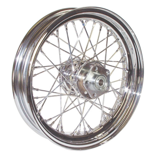 PartzBiz HD: 3454055-Chrome 16 X 3 40 Spoke Rear Wheel Rim Dual Flange Harley Shovelhead Big Twin XL PartzBiz HD: 3454055-Chrome 16 X 3 40 Spoke Rear Wheel Rim Dual Flange Harley Shovelhead Big Twin XL