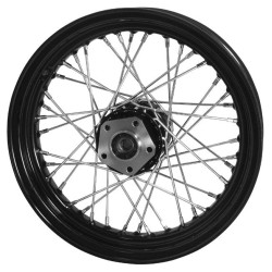 PartzBiz HD 51671 - Rear 16 x 3 40 Spoke Black Rim Hub Wheel Harley Sportster Dyna FXR 1979-1999 FX
