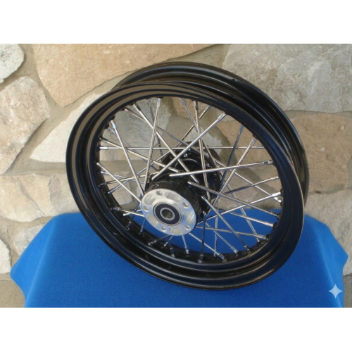 PartzBiz HD: 3456102-Rear 16 x 3 40 Spoke Black Rim Hub Wheel Harley Dyna Softail Sportster 2000-2004 PartzBiz HD: 3456102-Rear 16 x 3 40 Spoke Black Rim Hub Wheel Harley Dyna Softail Sportster 2000-2004