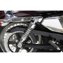 PartzBiz HD 54-0191 - Chrome 10.5” Slammer Lowering Rear Shocks Harley 2006-2020 Sportster 883 1200 XL PartzBiz HD 54-0191 - Chrome 10.5” Slammer Lowering Rear Shocks Harley 2006-2020 Sportster 883 1200 XL
