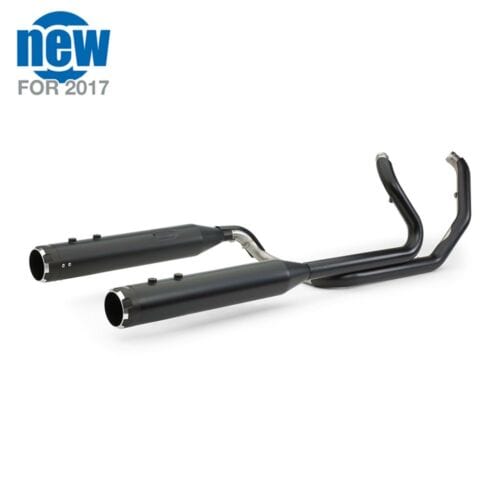 PartzBiz HD: 3459045-S&S Black Thruster El Dorado MK45 Exhaust Pipes Mufflers Harley 17-18 Touring