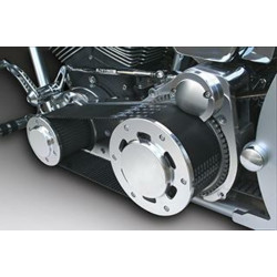 PartzBiz HD 58-730 - Polished Ultima 3.35” Inch Street Open Belt Drive Primary 90-06 Harley Softail PartzBiz HD 58-730 - Polished Ultima 3.35” Inch Street Open Belt Drive Primary 90-06 Harley Softail