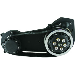 PartzBiz HD 58-941 - Black Ultima 2” Inch Old School Open Belt Drive Primary Harley Softail Evo TC88 PartzBiz HD 58-941 - Black Ultima 2” Inch Old School Open Belt Drive Primary Harley Softail Evo TC88