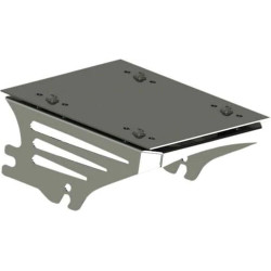 PartzBiz HD 60-171 - Arlen Ness Deep cut Tour Pack Mounting Bracket Chrome Harley Touring 1997-2008