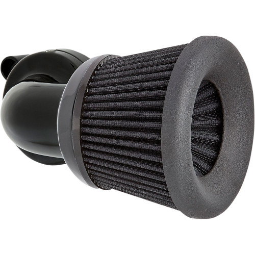 PartzBiz HD: 3484383-Arlen Ness Velocity 90° Air Cleaner Kit Black Harley Touring Softail 17+ M-Eight