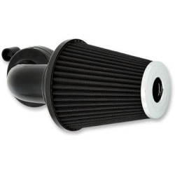 PartzBiz HD 600-032 - Arlen Ness Velocity 90° Air Cleaner Kit Black Harley Twin Cam Softail Dyna 99-17 PartzBiz HD 600-032 - Arlen Ness Velocity 90° Air Cleaner Kit Black Harley Twin Cam Softail Dyna 99-17